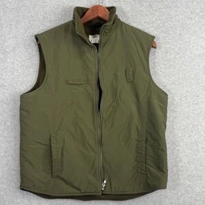 VF Imagewear Olive Green Insulated Vest Mens Medium Long 3M Thinsulate USA VTG